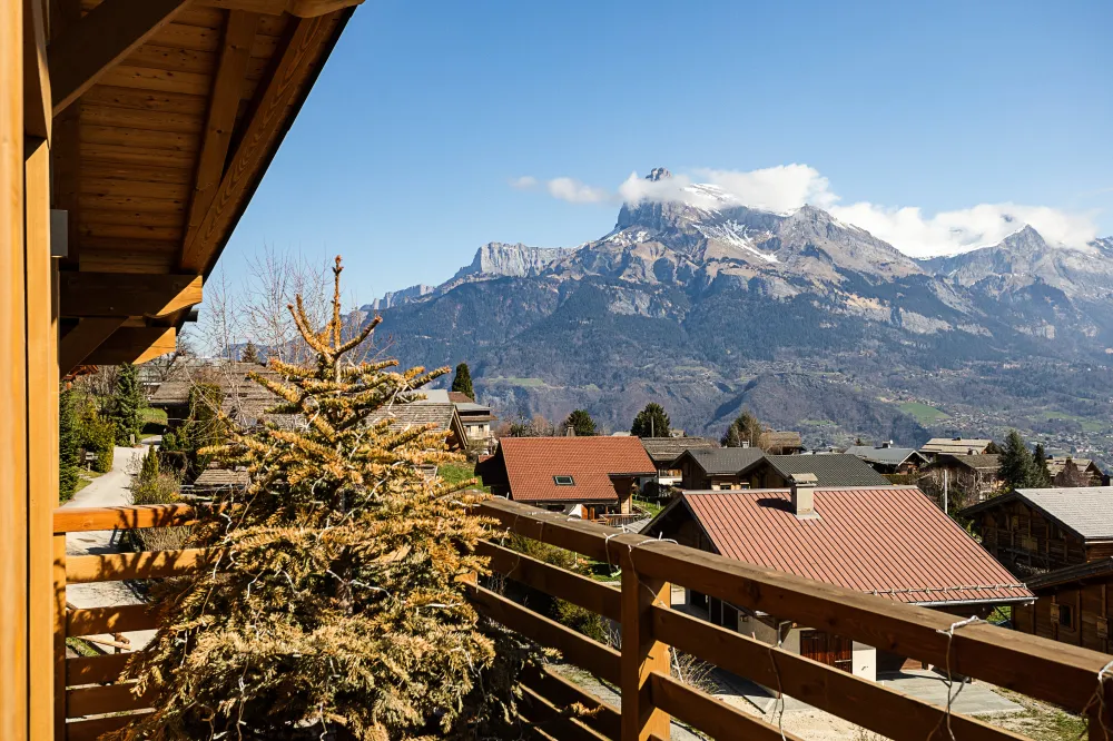 Chalet combloran - vue mont blanc