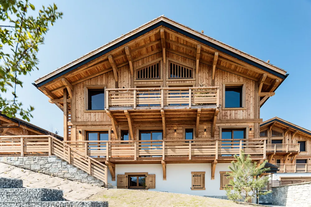 Chalet combloran - vue mont blanc
