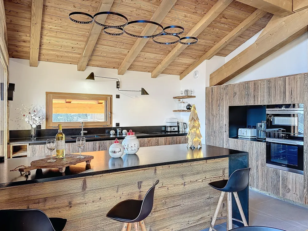 Chalet combloran - vue mont blanc