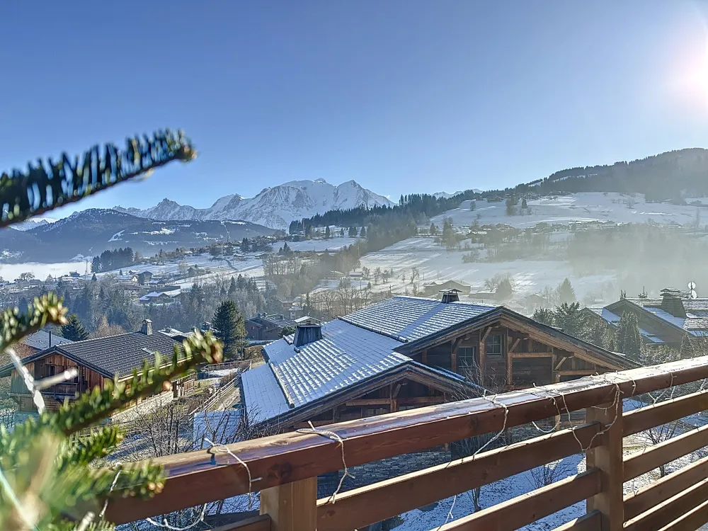Chalet combloran - vue mont blanc