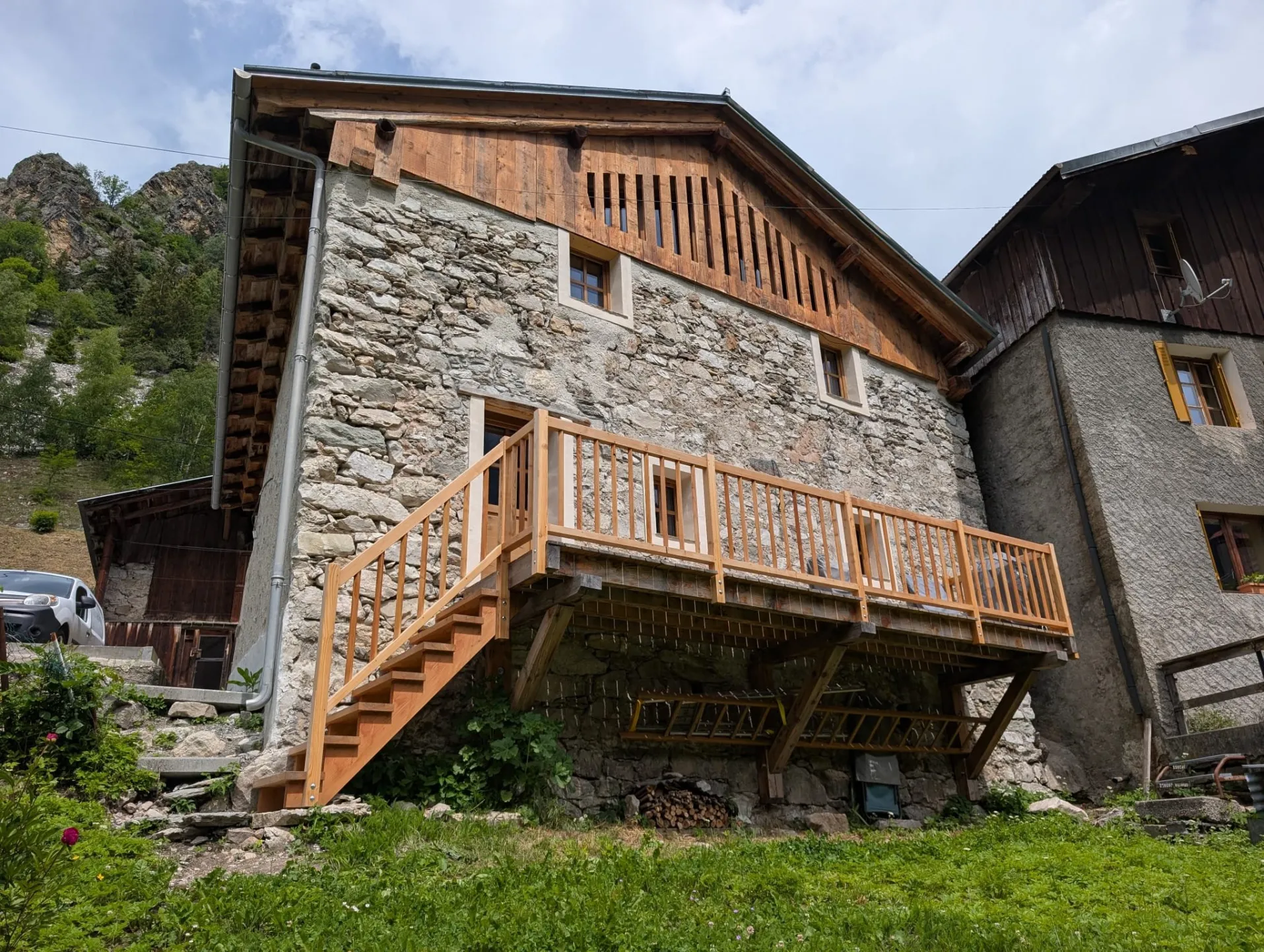 La cabane des 4 à chambéranger (vanoise, tarentaise, savoie)