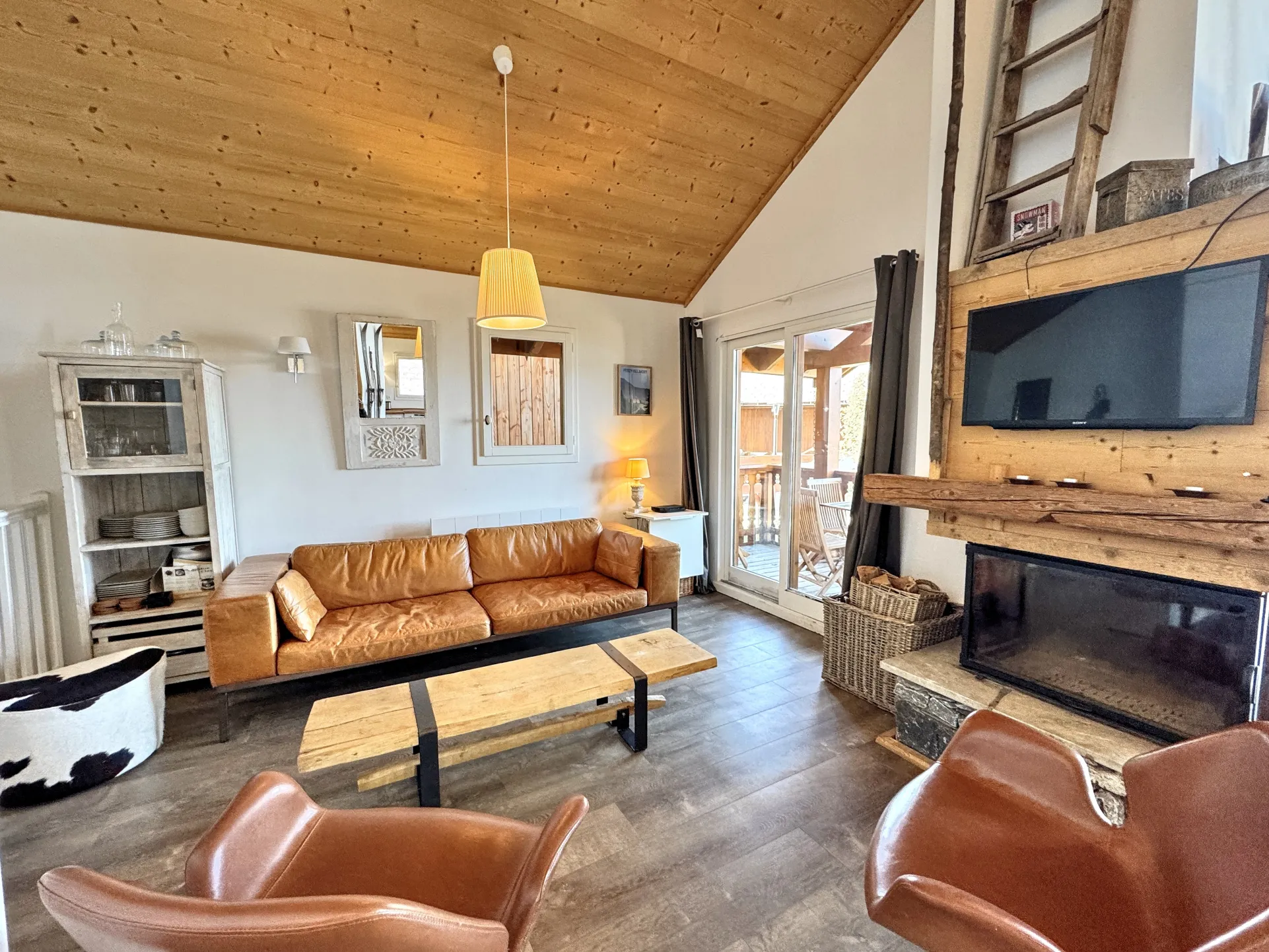 Chimney dans le salon