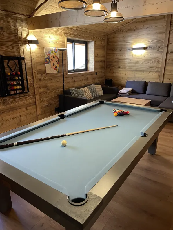 Billard dans le salon