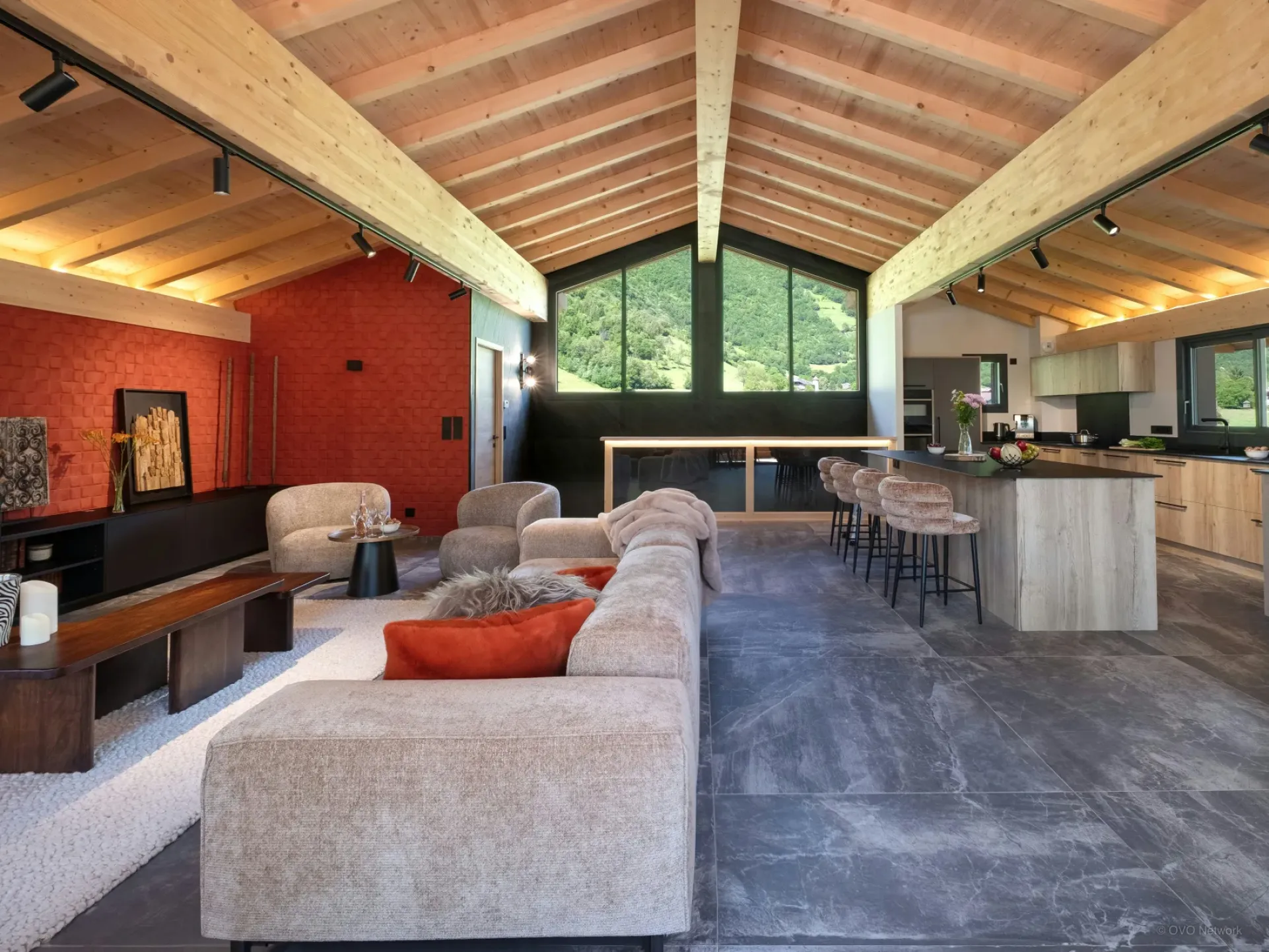 Salon et cuisine