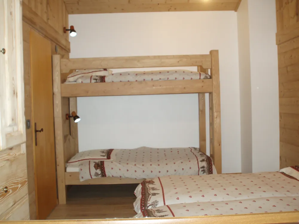 Chambre 2 (lits jumeaux + lit superposé)
