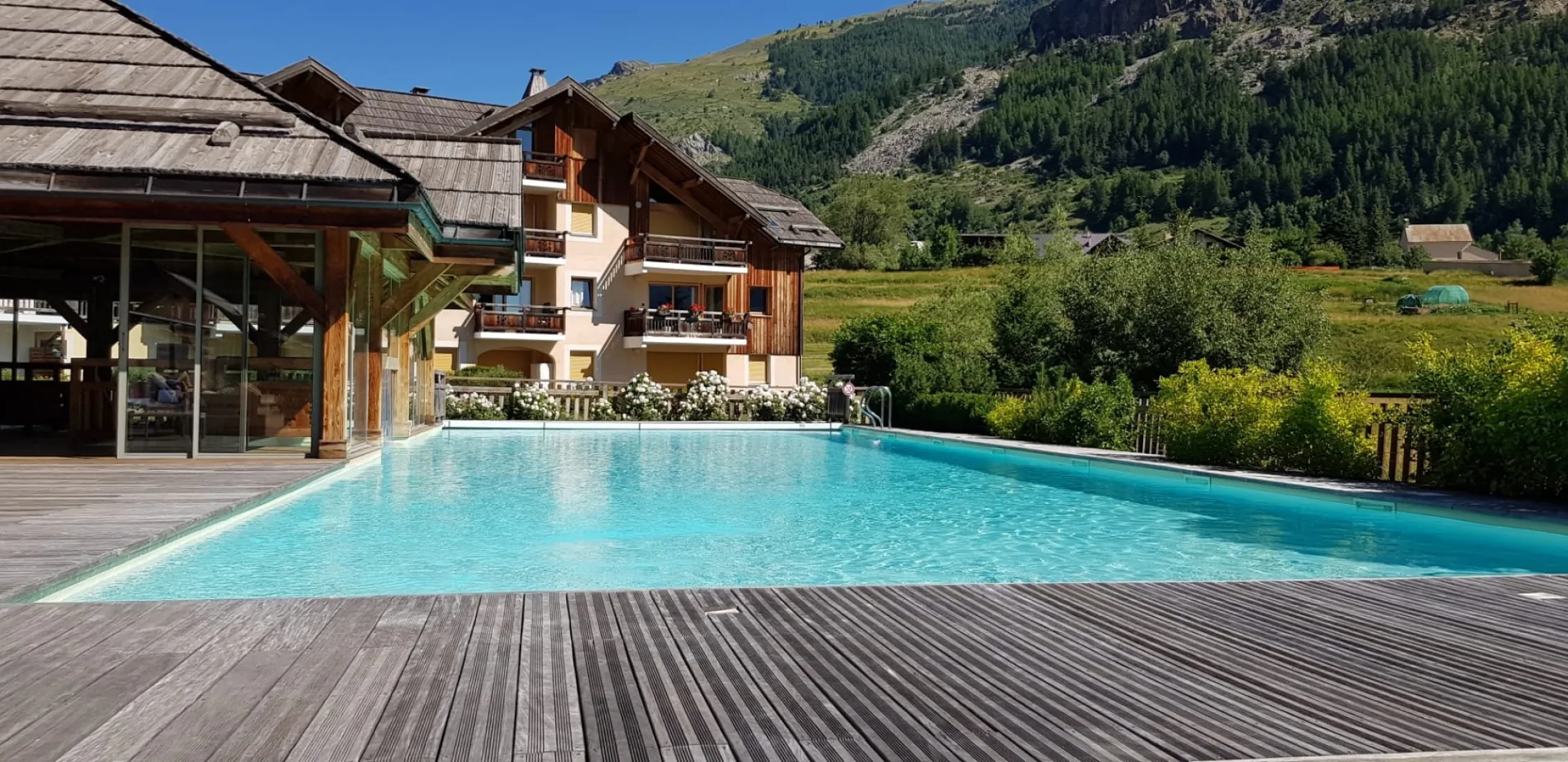 Piscine chauffée hiver-été