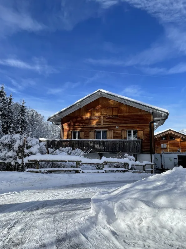 le chalet en hiver