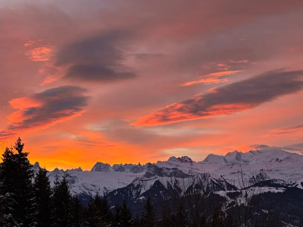 Rare : chalet isolé vue imprenable mont blanc & aravis - entouré de forêt – 6 pers