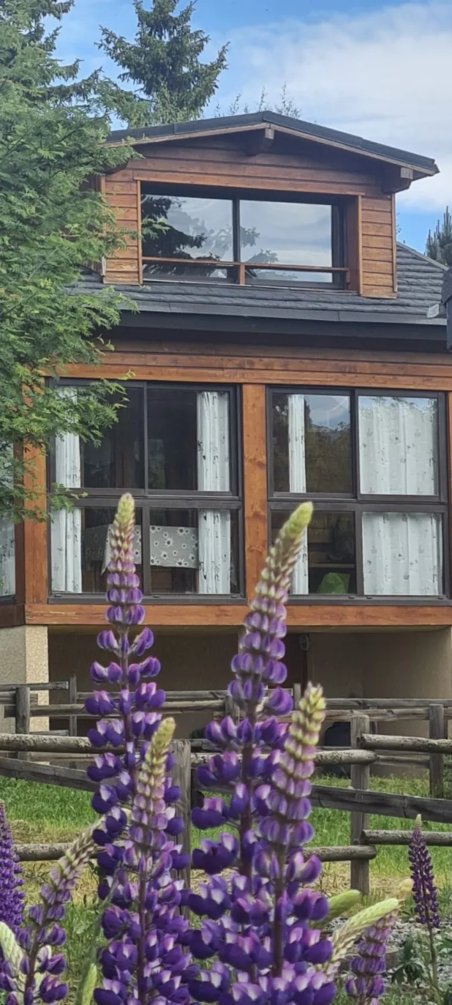 Chalet individuel récent, situé à 1650 m d'altitude, dans un environnement calme et verdoyant. Très belle vue sur la chaine des Pyrénées