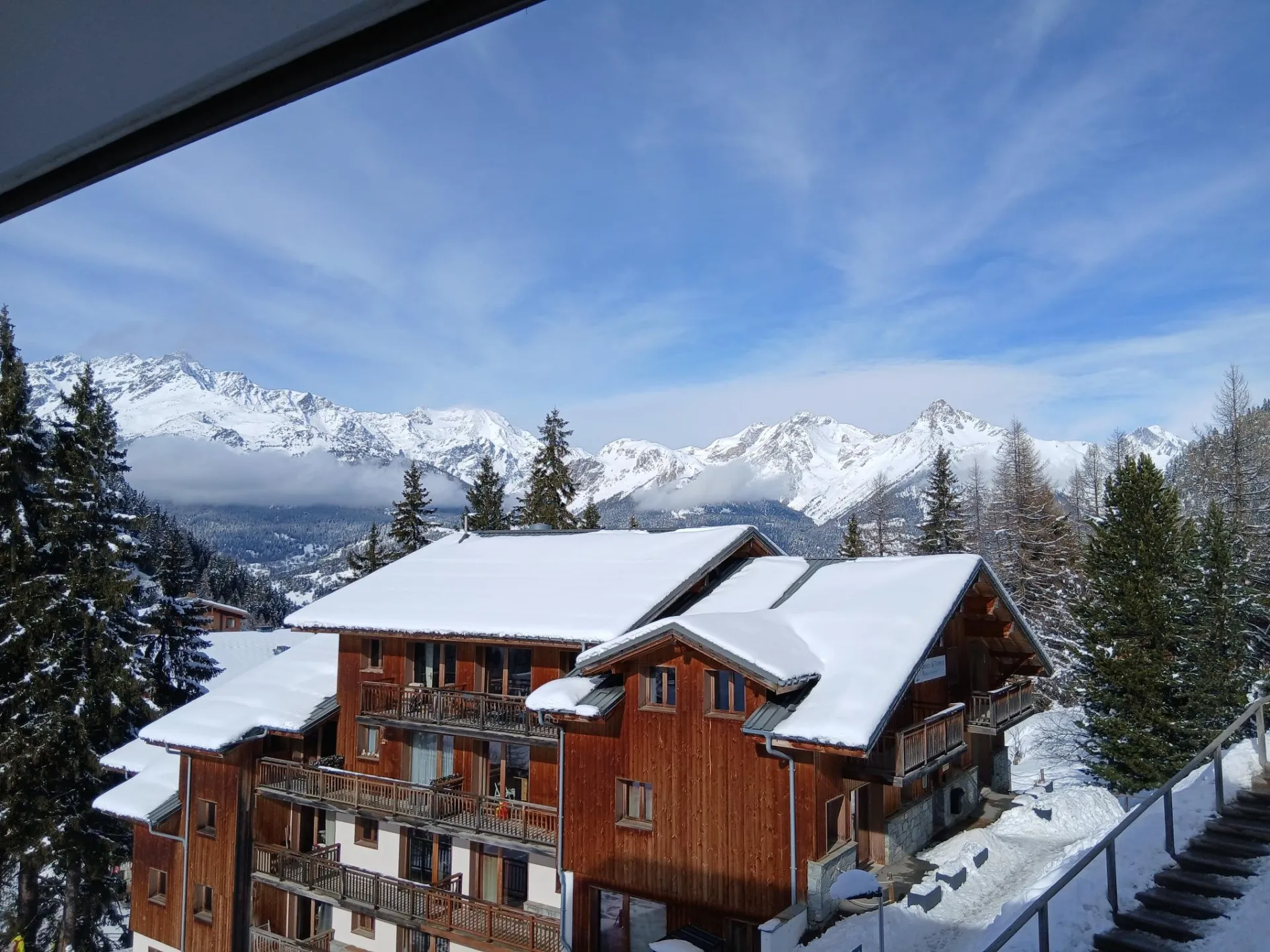 Winter view from the balcony