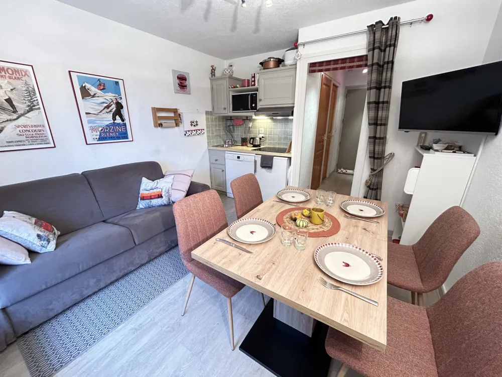 Appartement 2 pièces avec vue sur le village