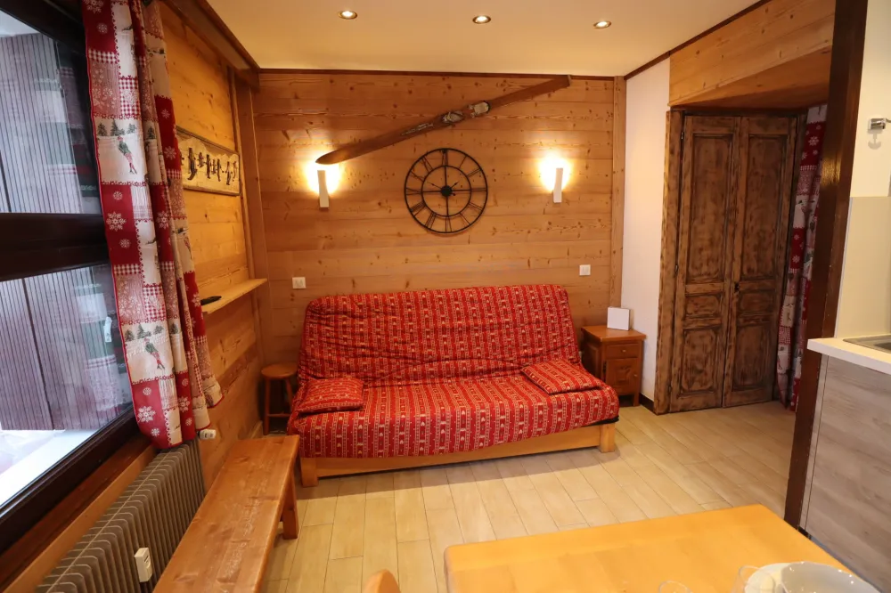 Studio plein centre, pied des pistes, wifi,parking