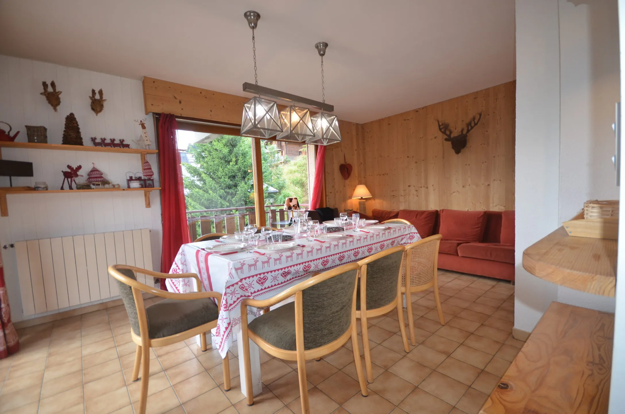Appartement avec vue exceptionnelle sur le village