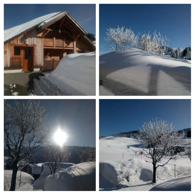 Chalet situé au pied du télésiége du Cernix