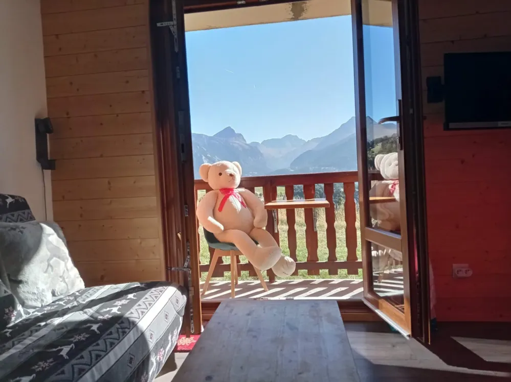 Appartement vue splendide sans vis à vis, au pied des pistes