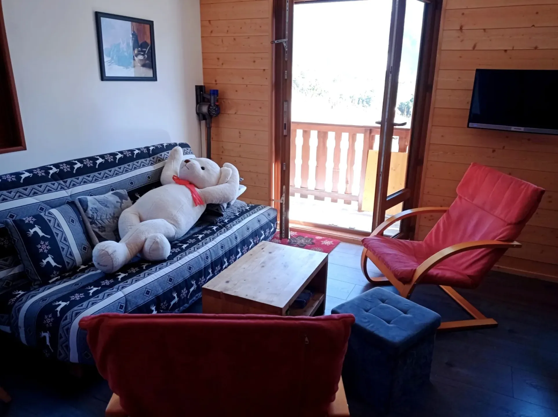 Appartement vue splendide sans vis à vis, au pied des pistes