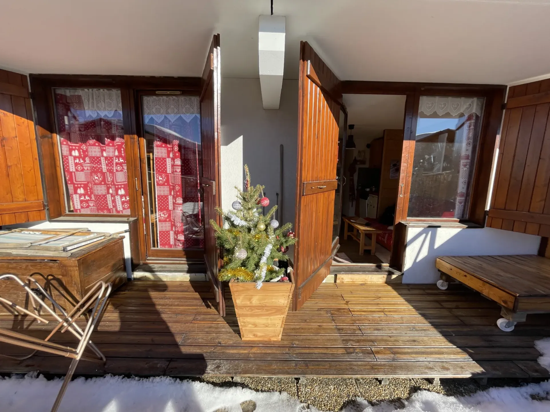 Appart chaleureux avec terrasse 30 m2 plein sud - les saisies