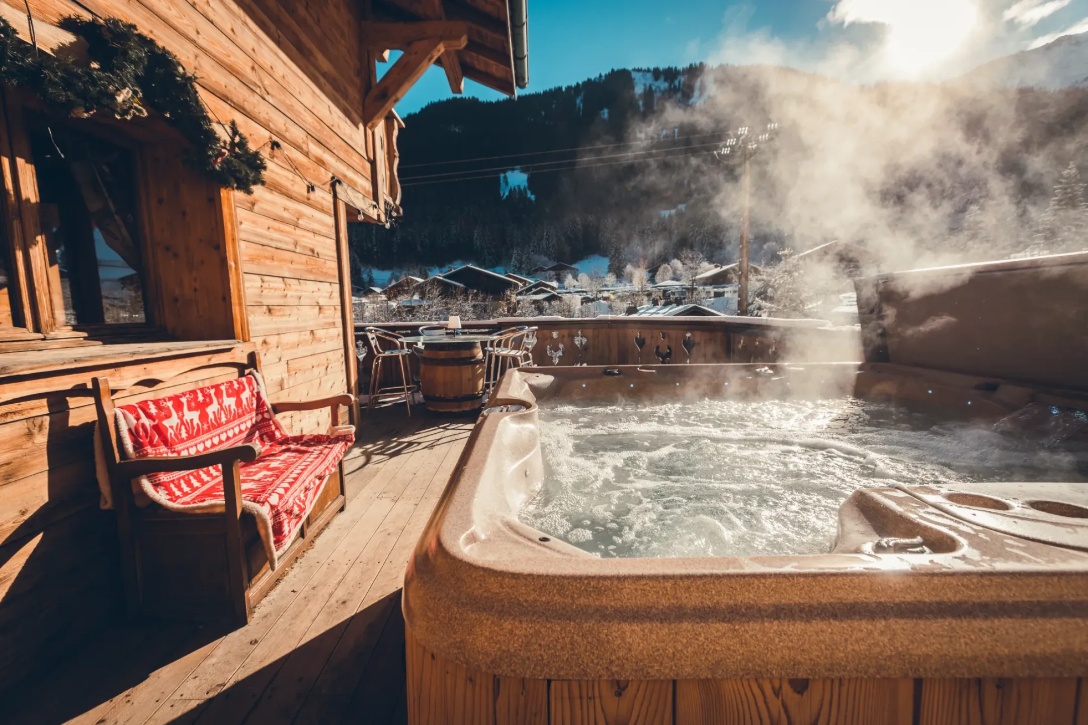 Alpina 21 pers. + jacuzzi, savoya lodges