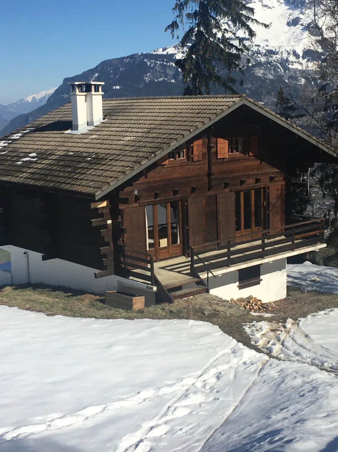Vue du chalet