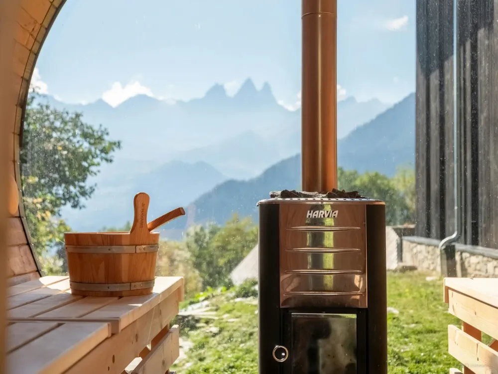 Vue depuis le sauna