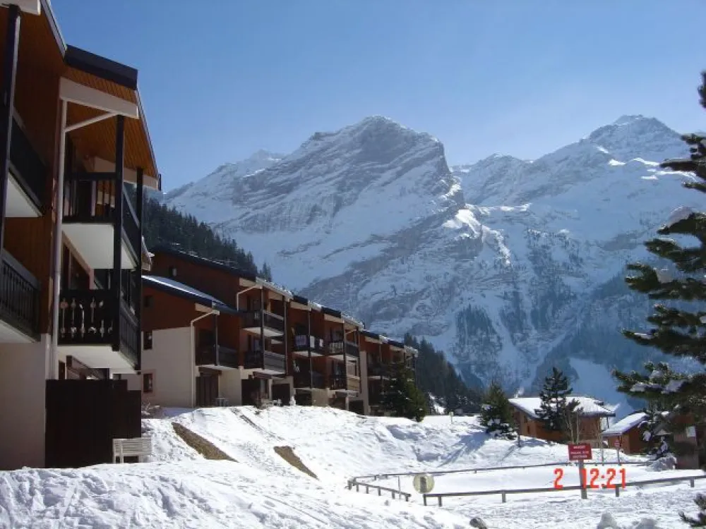 RESIDENCE PRIVEE EXPOSEE PLEIN SUD 
PARKING PRIVE
( 200 m téléski )
( 500 m à pieds du village )


