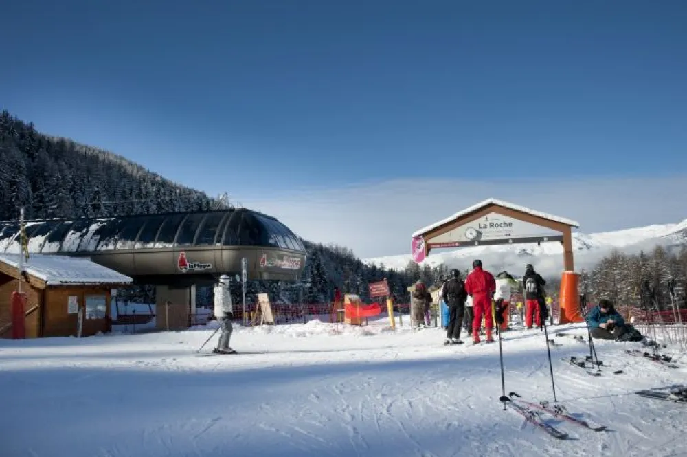 Télésiège de La Roche à 100 m