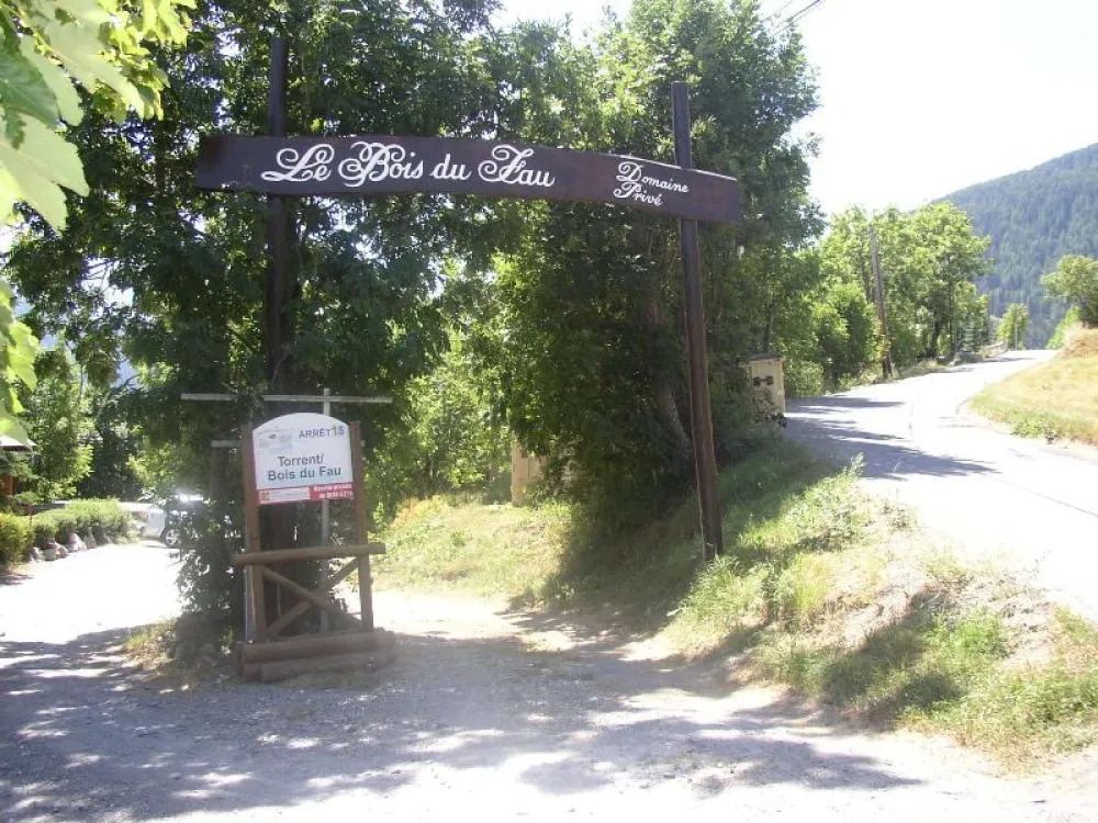 LE BOIS DU FAU  65 rue des cytises
entrée du " domaine " ( entre les Molanès 1500 télésièges et la gare intermédiaire , à 250 m , accès sur les pistes )