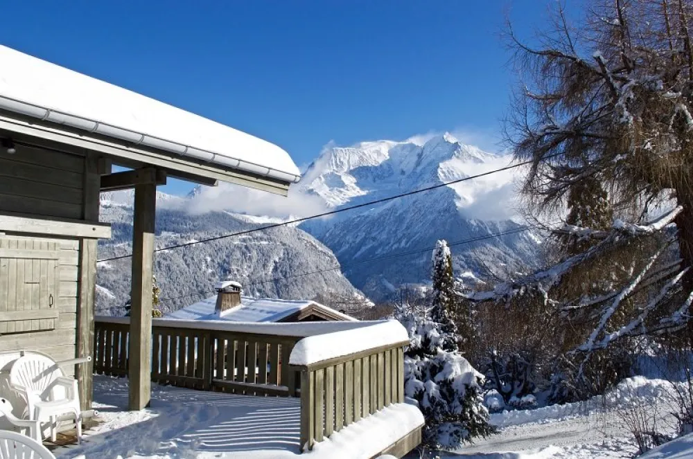 Magnifique chalet face au mont-blanc (2 à 10 personnes)