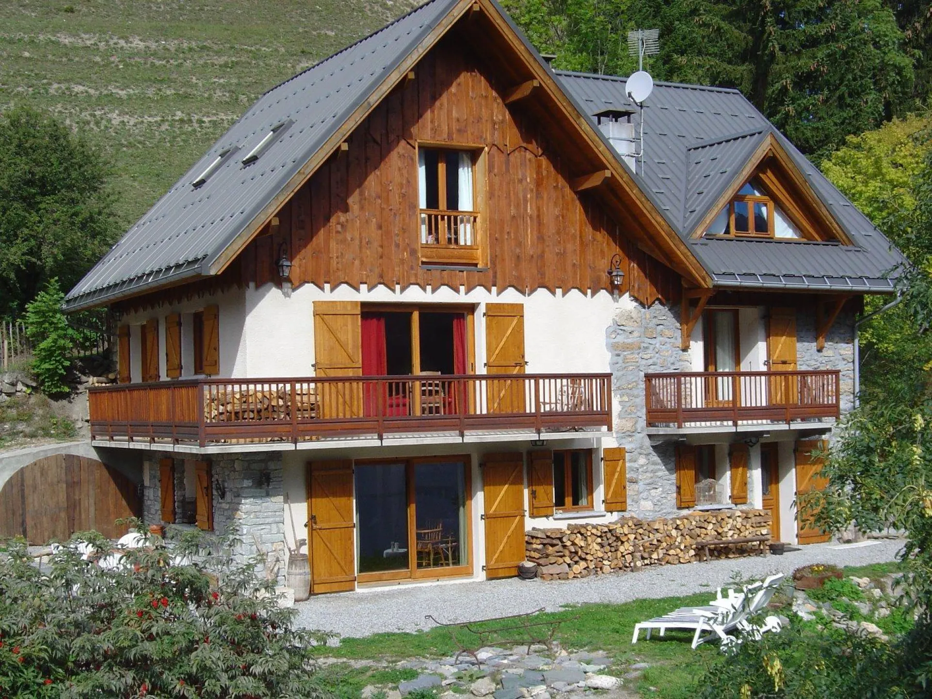 chalet en été