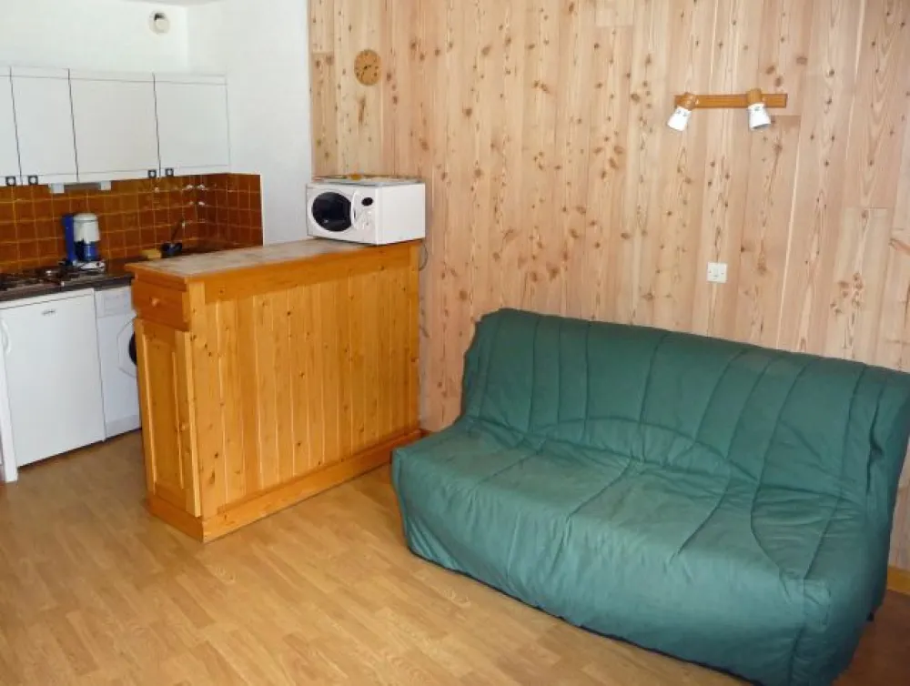 the kitchen