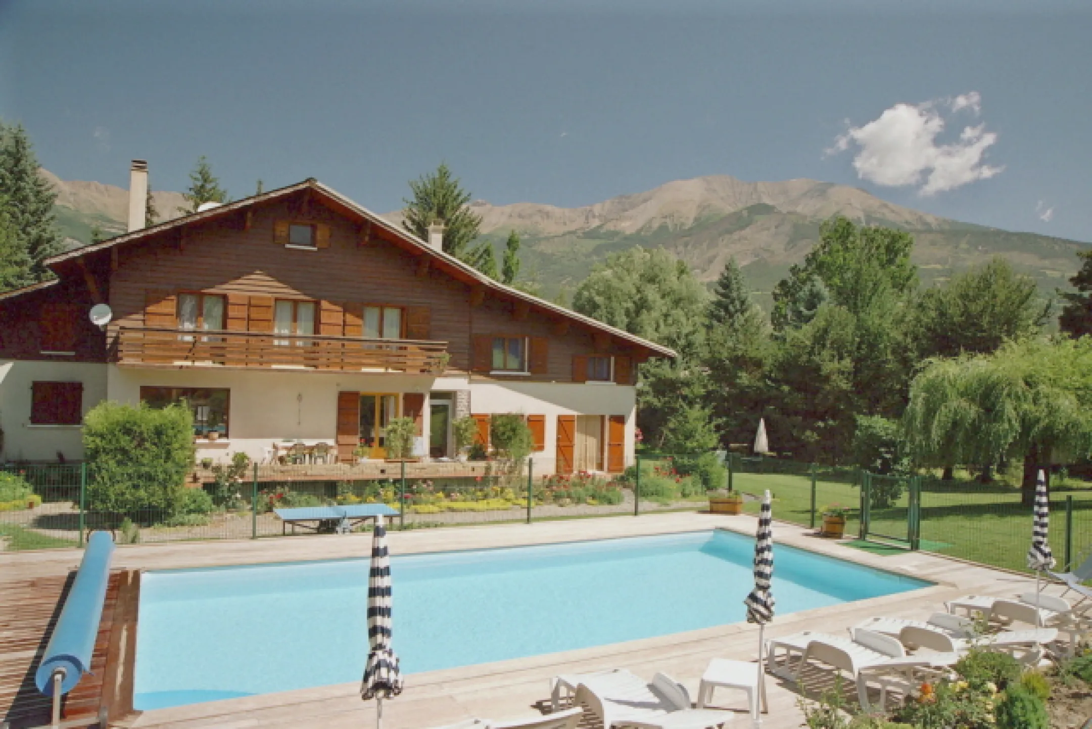 Chalet été - piscine 10x5