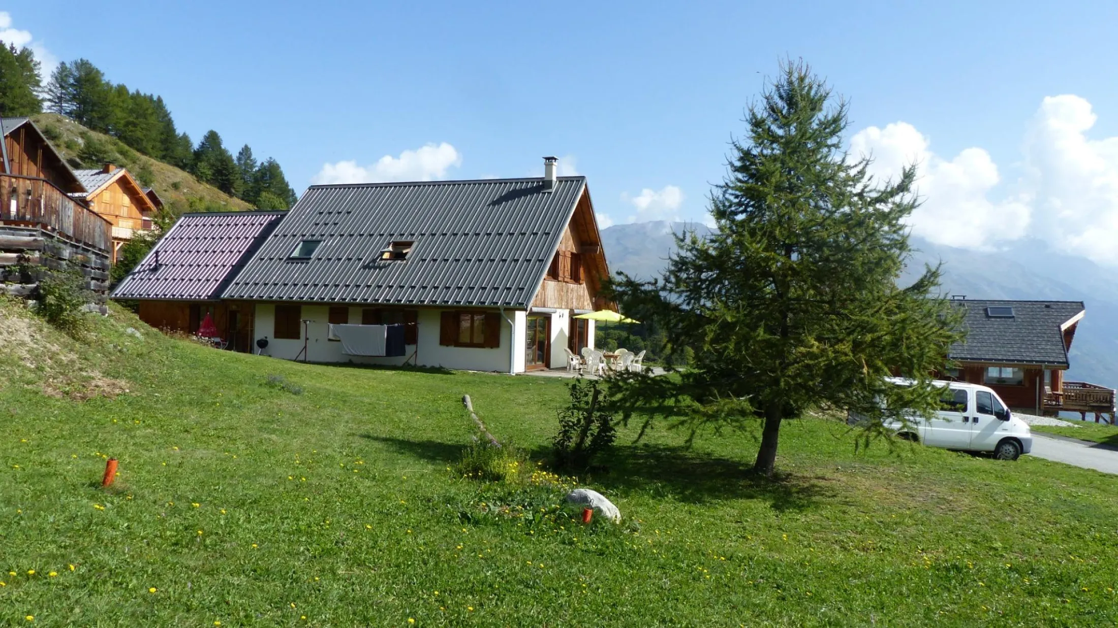 Le chalet en été