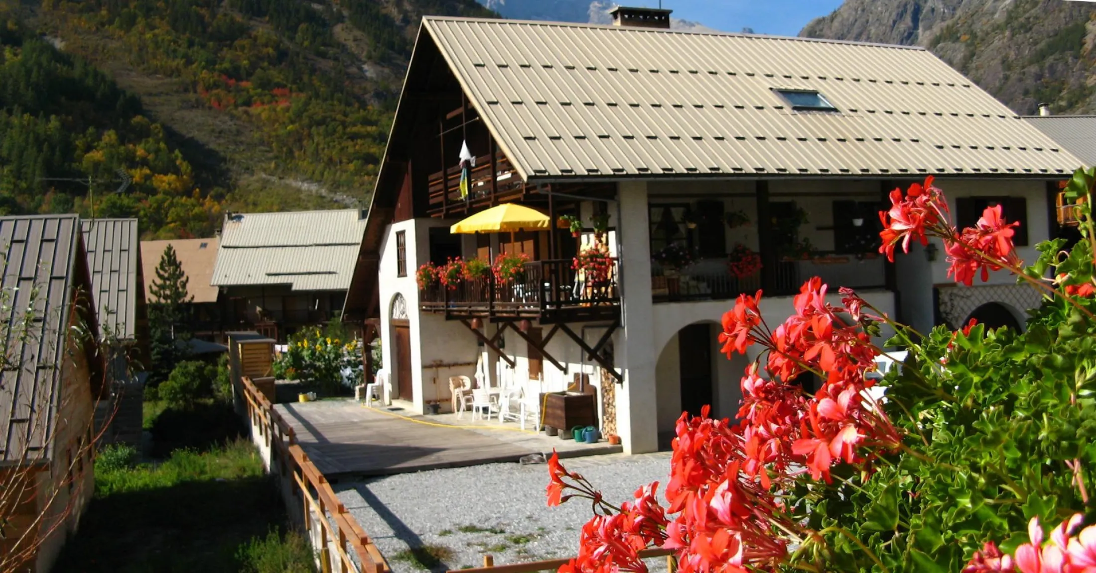 Le chalet en été