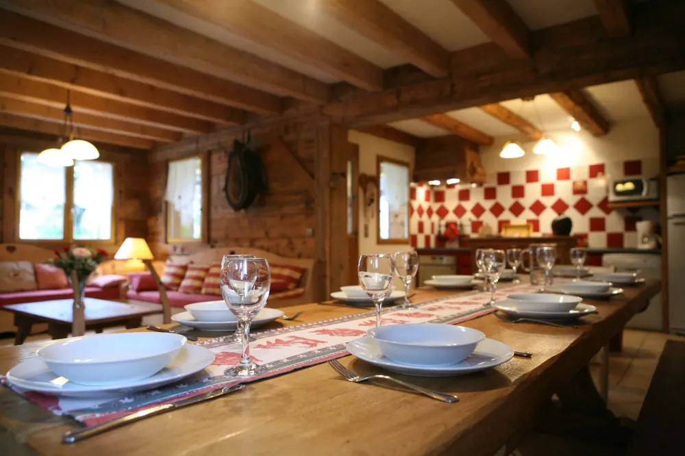 Large dining table for 12 guests