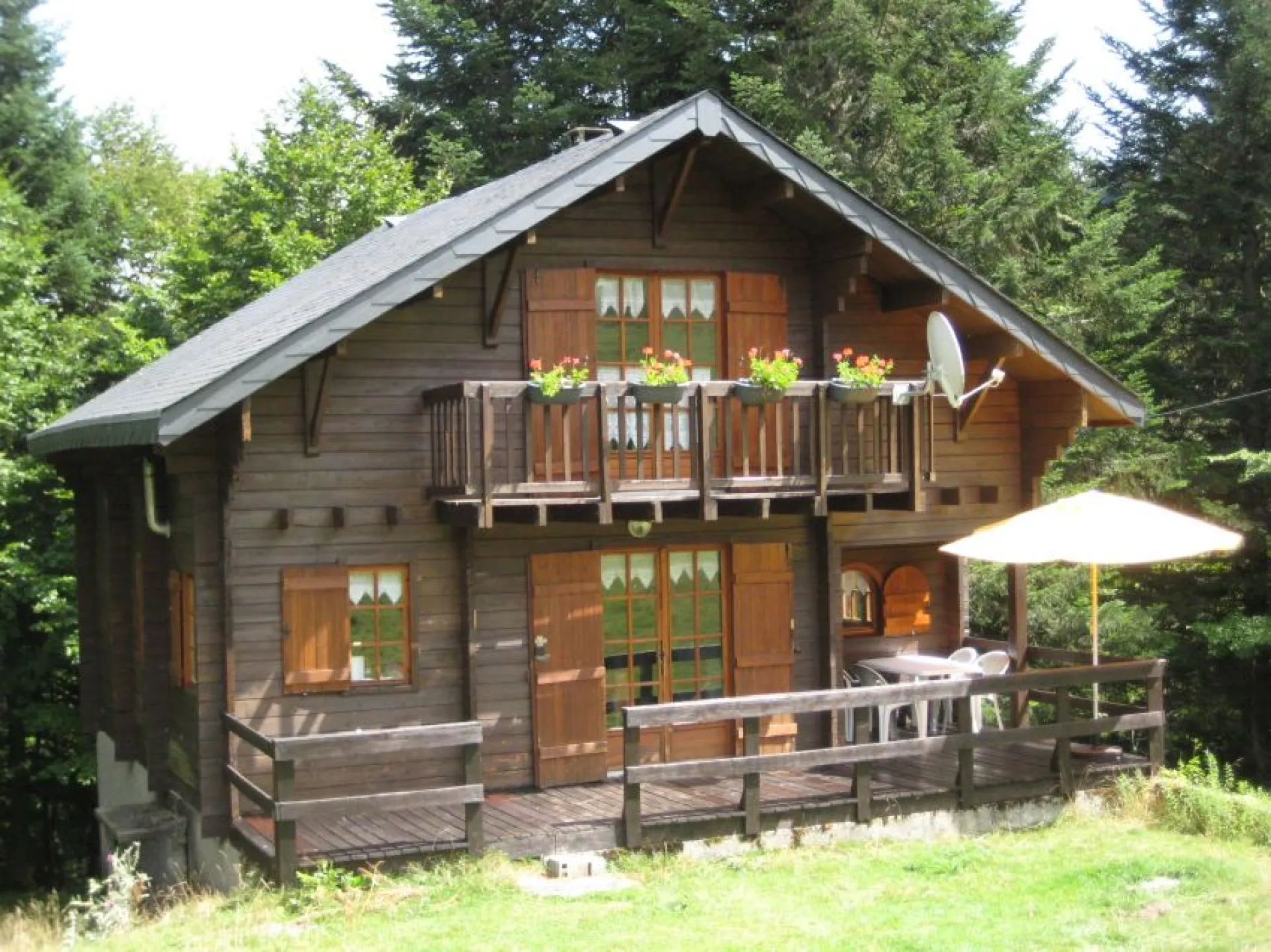 le chalet en été