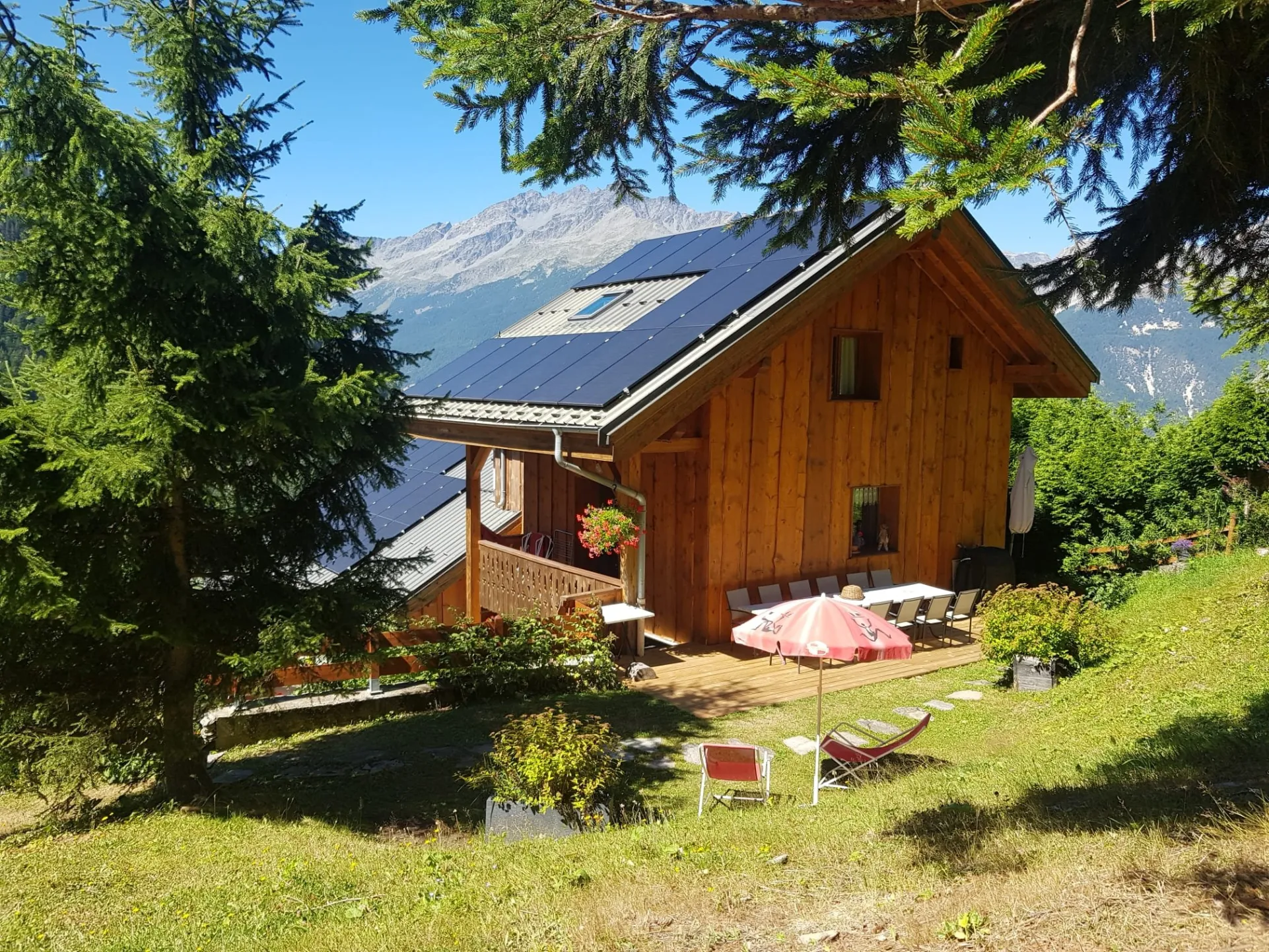 terasse/jardin/foret grand logement, 
