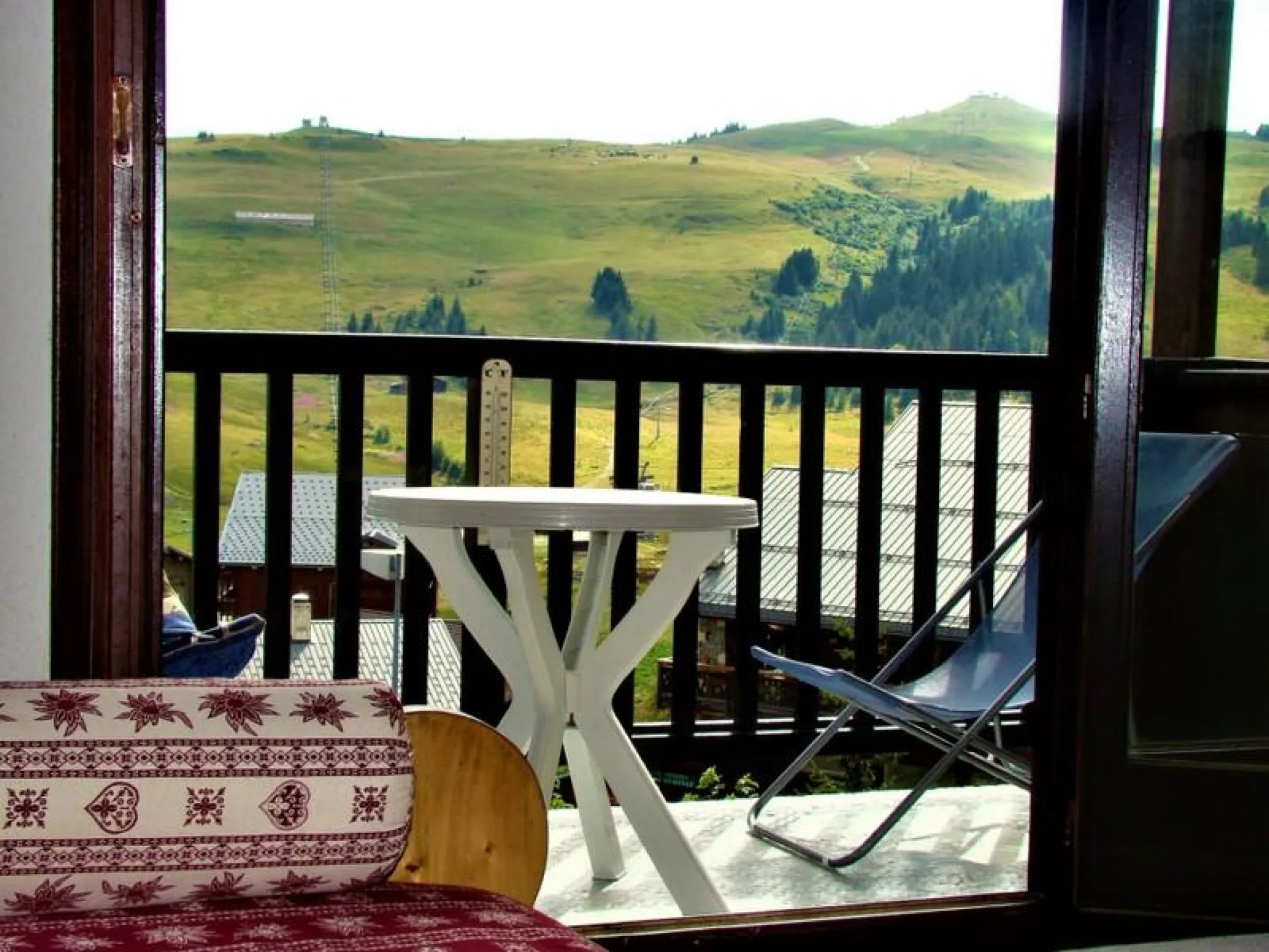 été ,vue de l'appartement