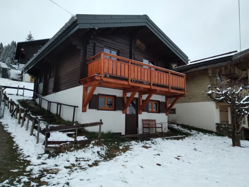 La marmotte joli chalet bois au centre station 8/9