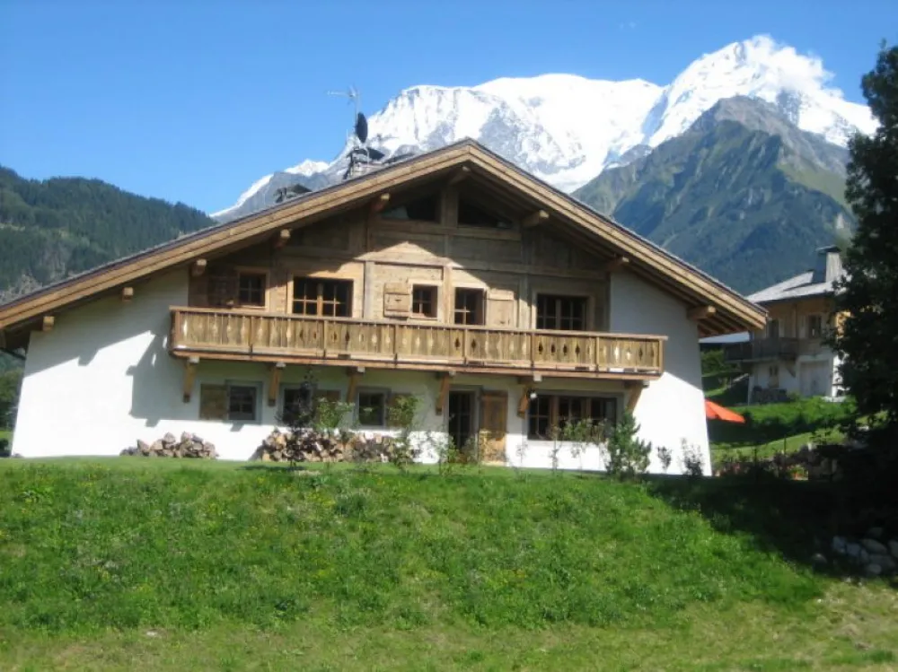 le chalet, côté ouest en été