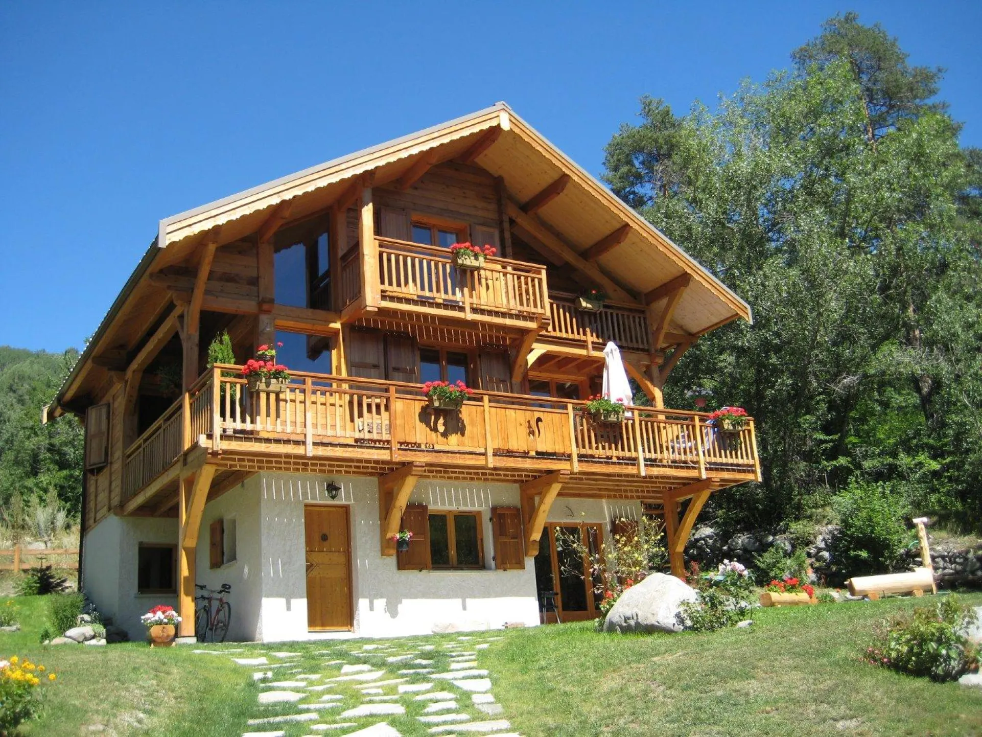 l'été au chalet