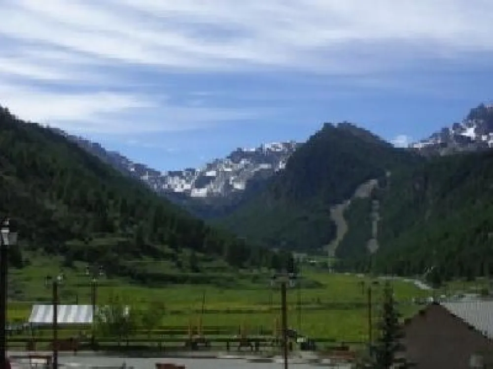 Vue depuis le balcon.