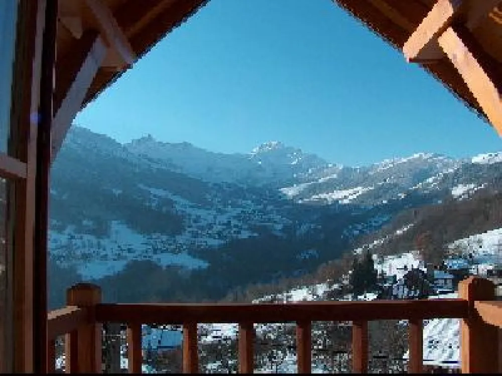 Vallée du Morel vue de la chambre du haut