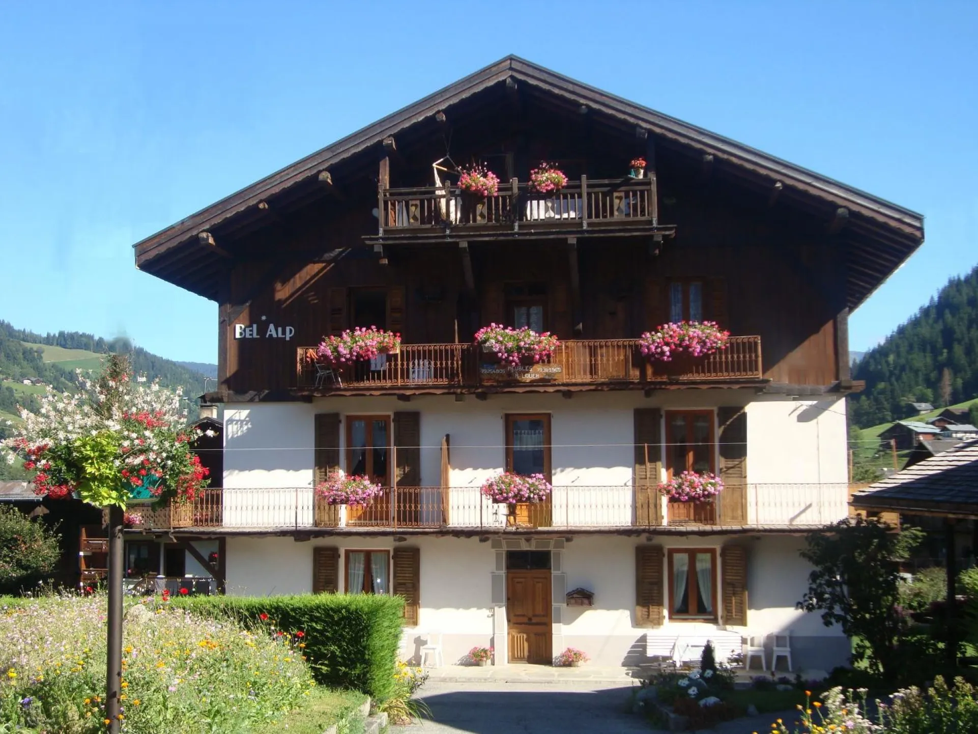 Le Chalet Bel Alp en été
