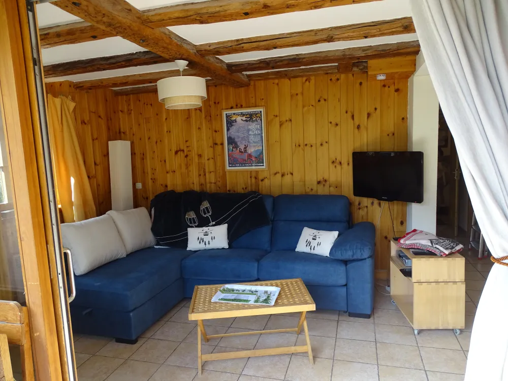 La montagnole *** : grande loggia plein sud face au glacier