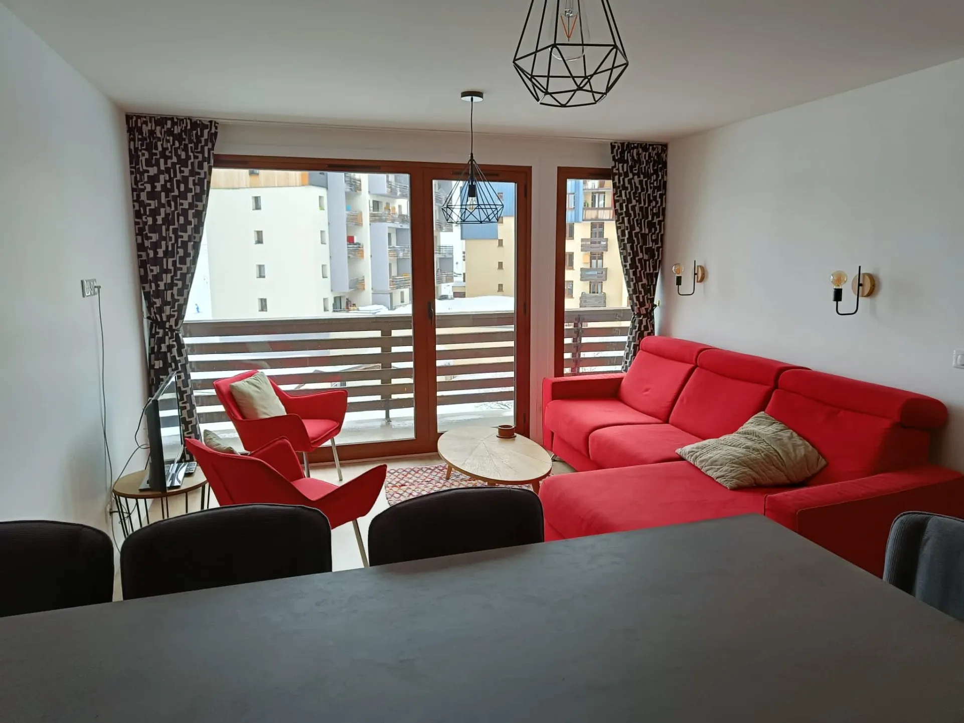 Corner living room