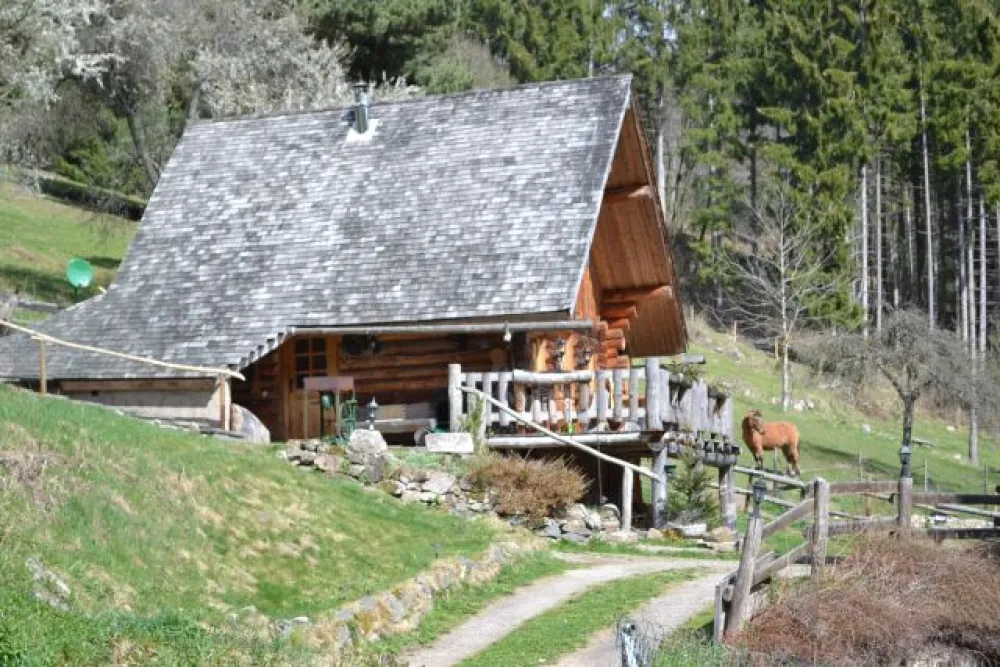 Le chalet du bucheron au printemps 