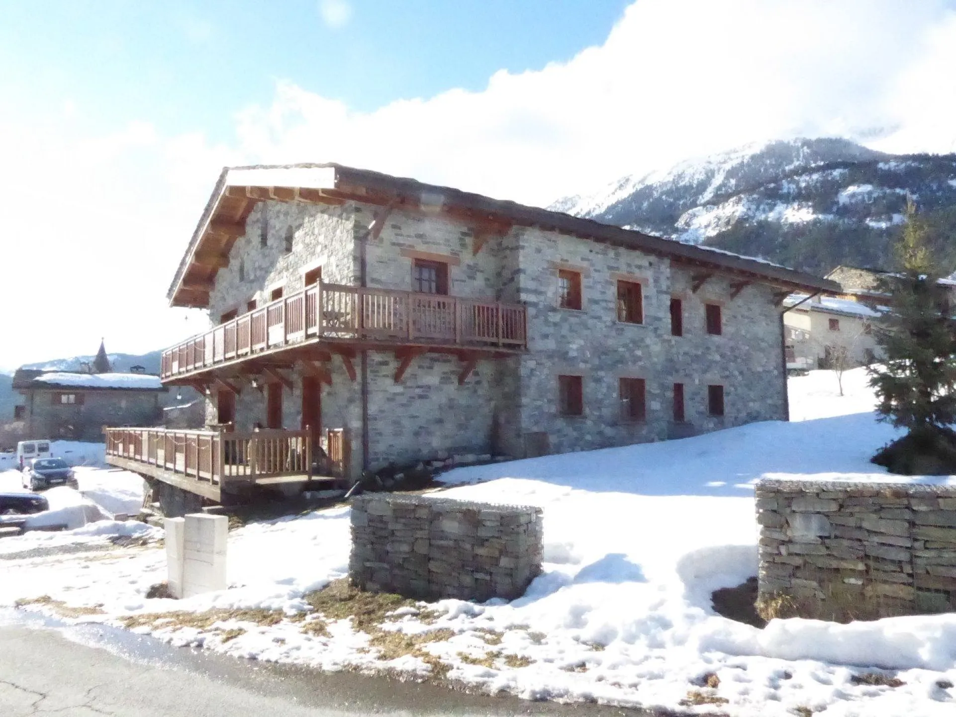 notre chalet à Val Cenis Sollières Sardières en hiver