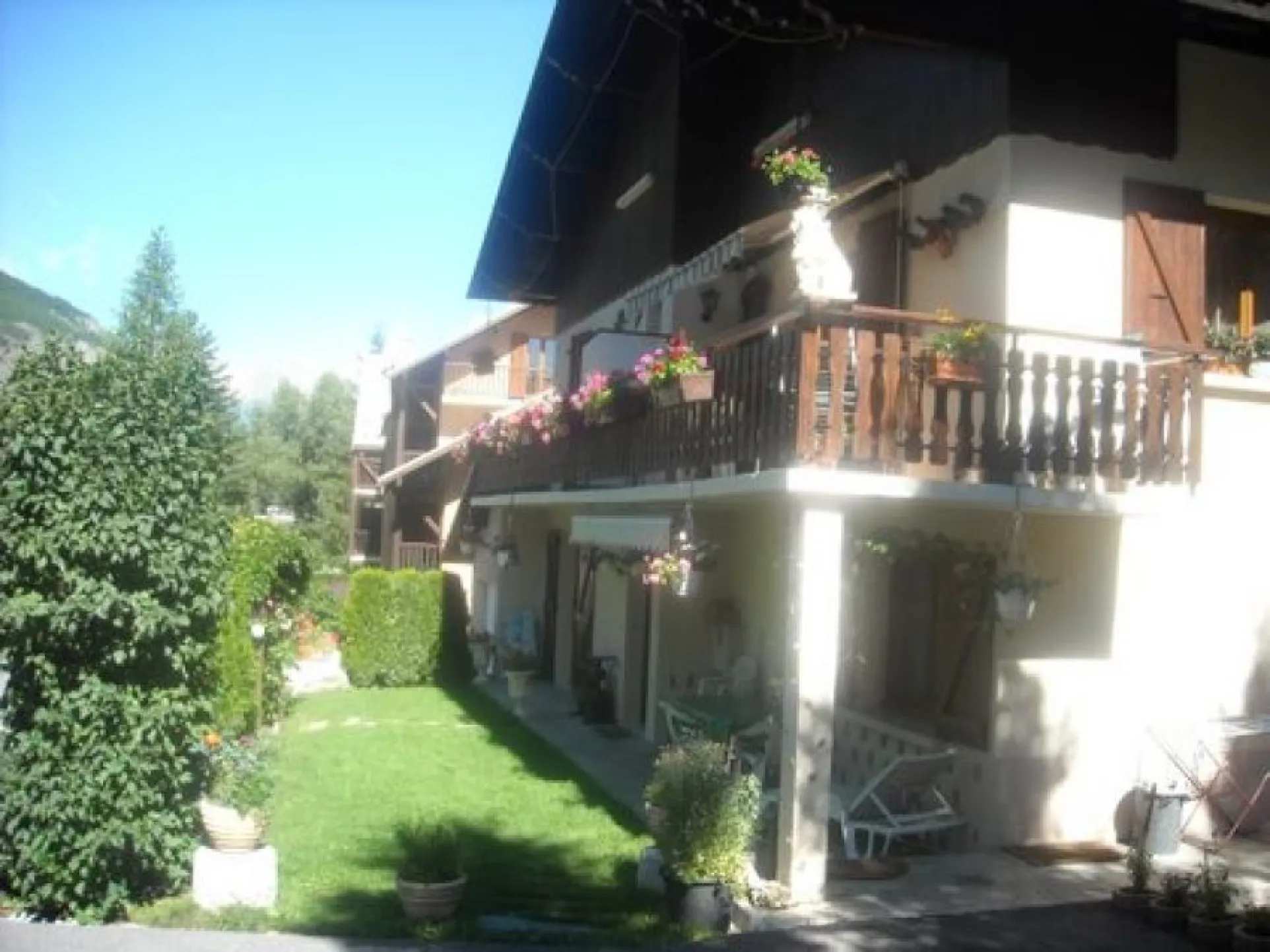notre chalet en été