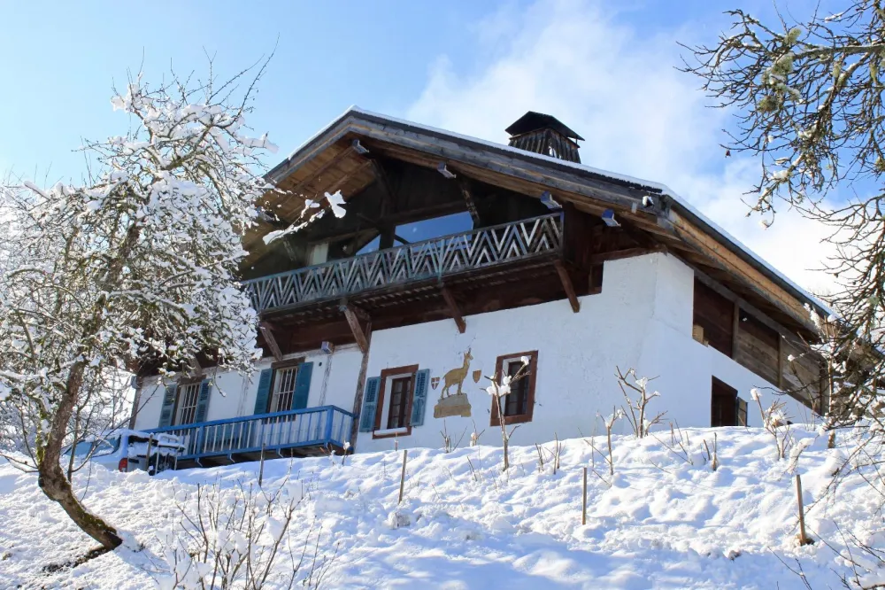 Le chalet Woody en hiver