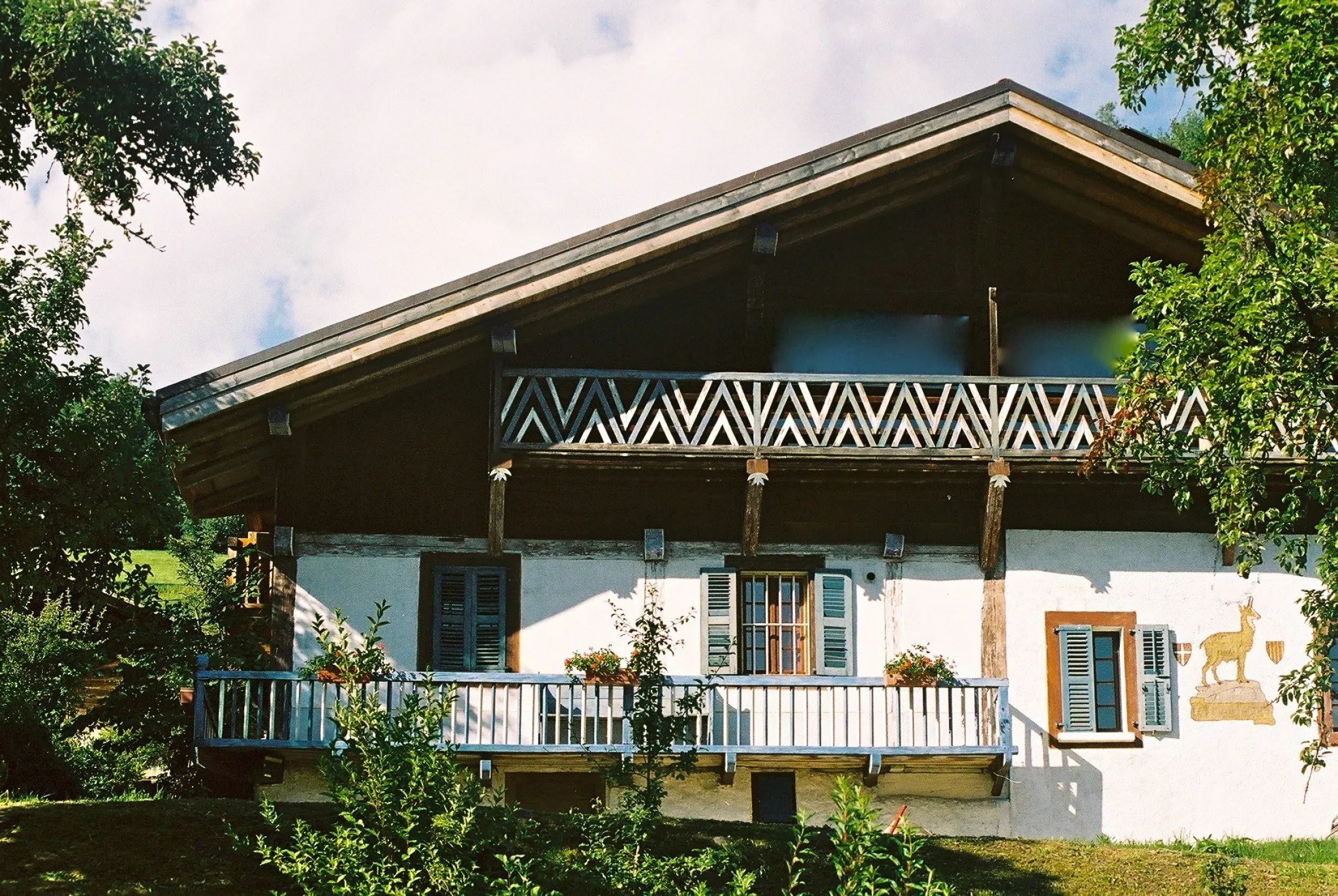 Le chalet Woody en été 